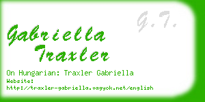 gabriella traxler business card